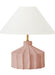 Visual Comfort Studio Canada - One Light Table Lamp - Veneto - Dusty Rose- Union Lighting Luminaires Decor