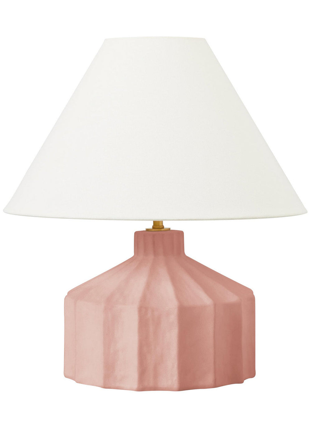 Visual Comfort Studio Canada - One Light Table Lamp - Veneto - Dusty Rose- Union Lighting Luminaires Decor