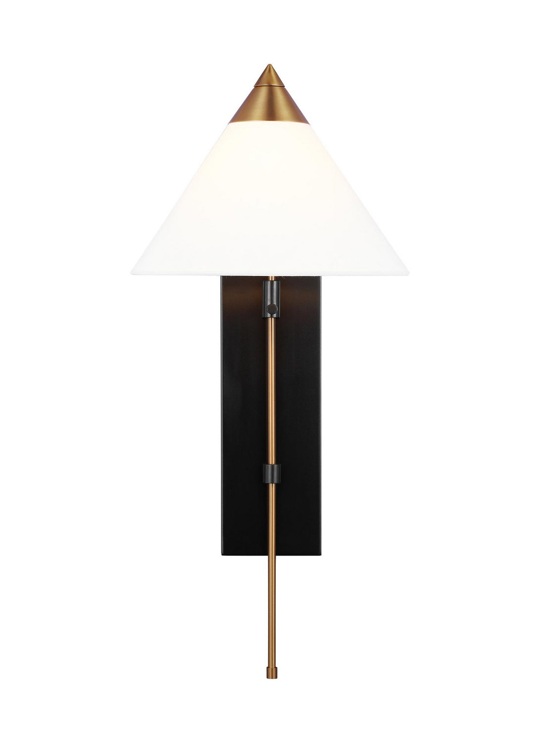 Visual Comfort Studio Canada - One Light Wall Sconce - Franklin - Burnished Brass and Deep Bronze- Union Lighting Luminaires Decor