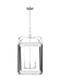 Visual Comfort Studio Canada - Six Light Lantern - Hadley - Polished Nickel- Union Lighting Luminaires Decor