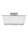 Visual Comfort Studio Canada - Four Light Flush Mount - Esther - Polished Nickel- Union Lighting Luminaires Decor