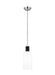 Visual Comfort Studio Canada - One Light Pendant - Hadley - Polished Nickel- Union Lighting Luminaires Decor