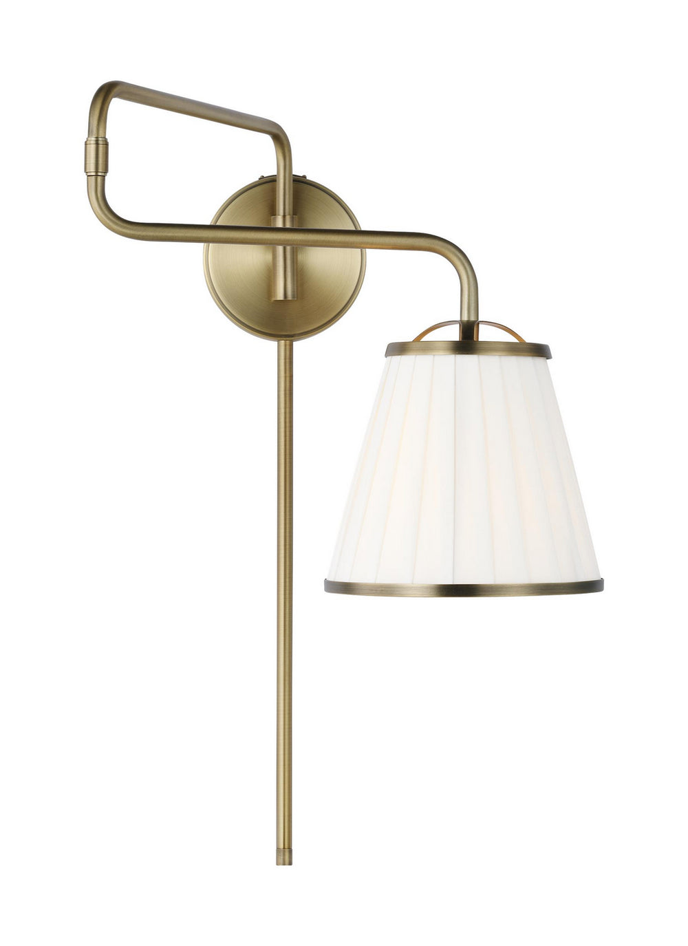 Visual Comfort Studio Canada - One Light Wall Sconce - Esther - Time Worn Brass- Union Lighting Luminaires Decor