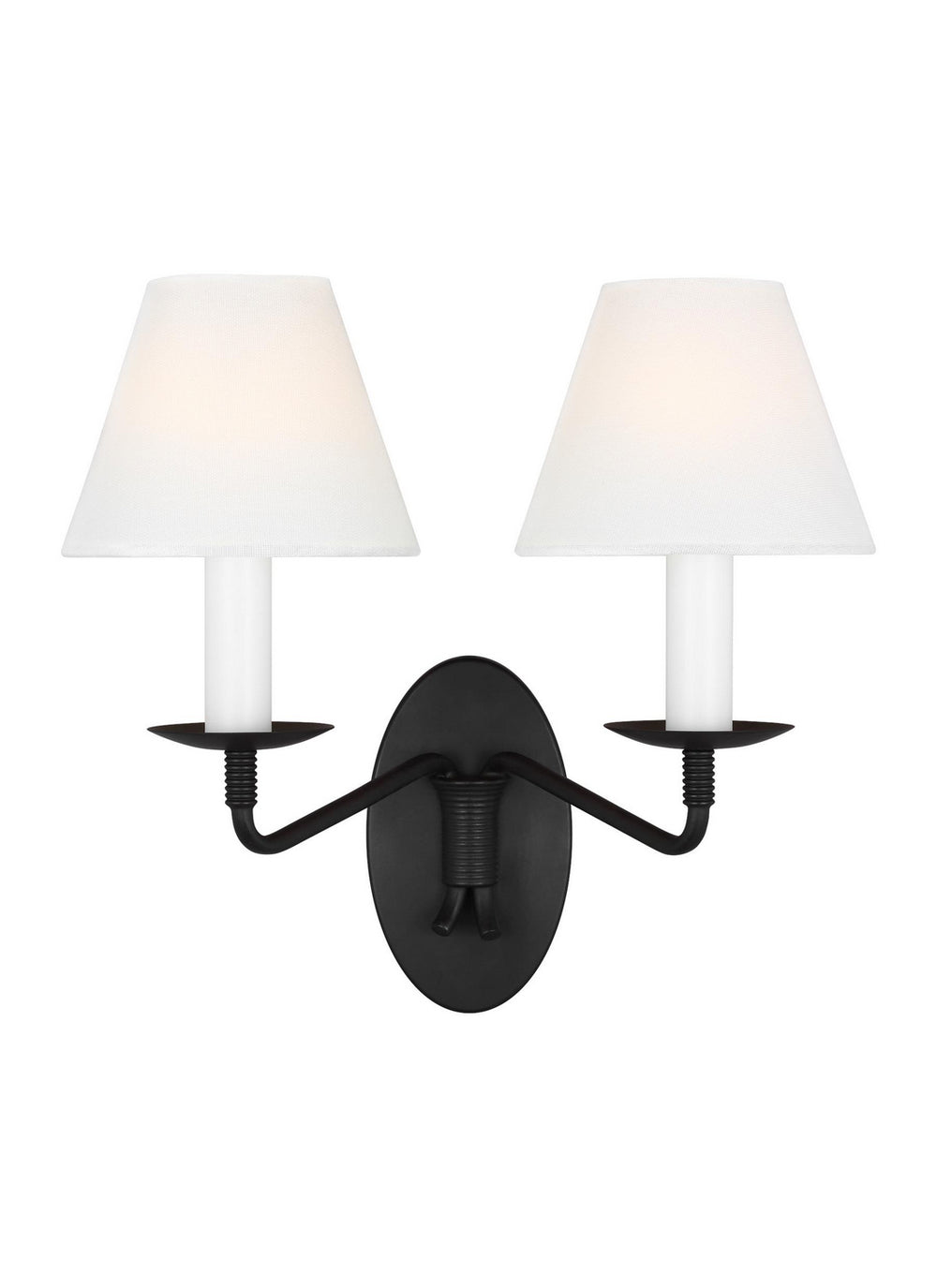 Visual Comfort Studio Canada - Two Light Wall Sconce - Sullivan - Aged Iron- Union Lighting Luminaires Decor
