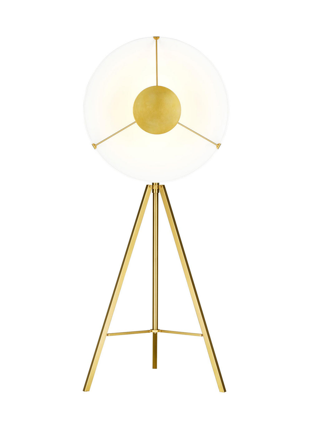 Visual Comfort Studio Canada - LED Floor Lamp - Ultra Light - Burnished Brass- Union Lighting Luminaires Decor
