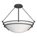 Hubbardton Forge - Three Light Semi-Flush Mount - Tryne - Natural Iron- Union Lighting Luminaires Decor