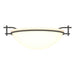 Hubbardton Forge - One Light Semi-Flush Mount - Moonband - Natural Iron- Union Lighting Luminaires Decor