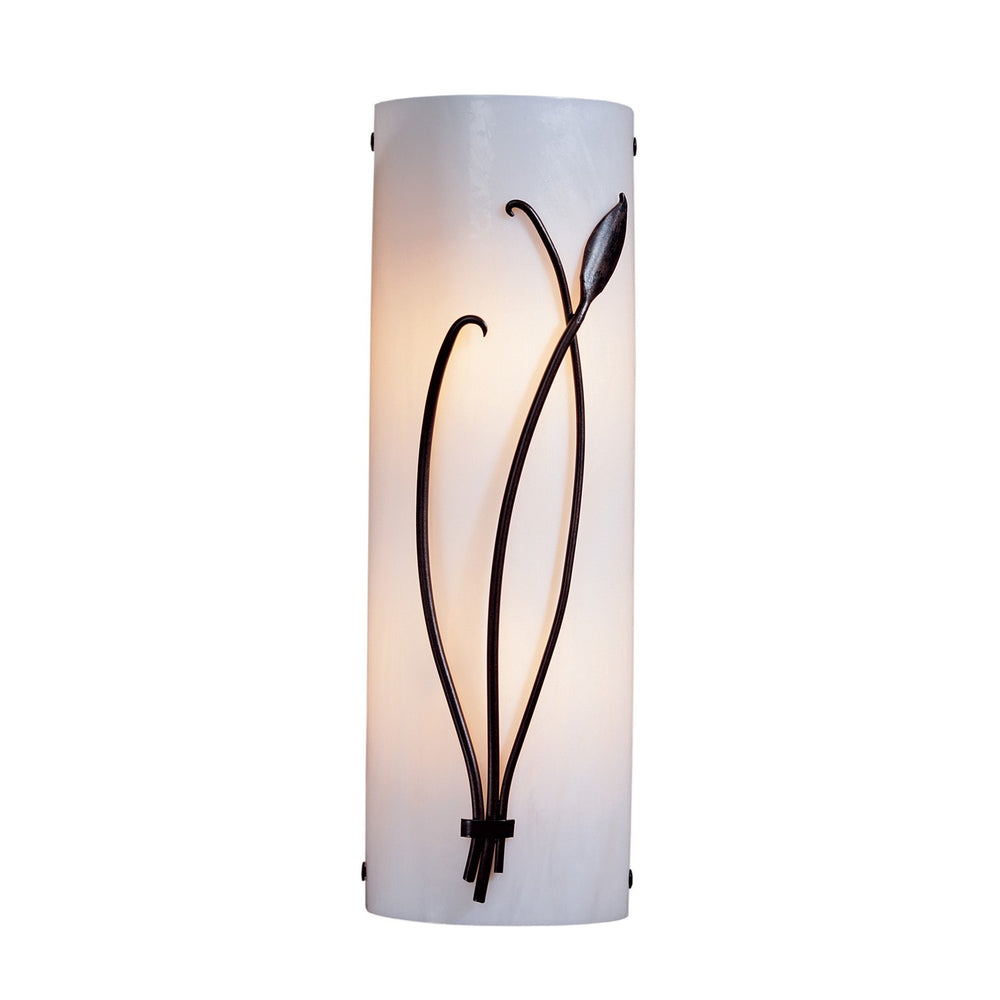 Hubbardton Forge - Two Light Wall Sconce - Leaf - Dark Smoke- Union Lighting Luminaires Decor