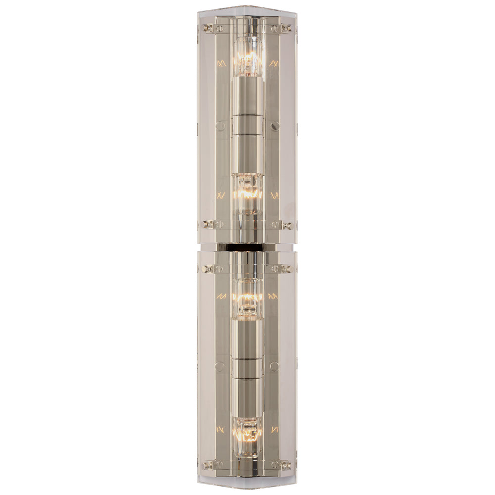 Visual Comfort Signature Canada - LED Wall Sconce - Clayton - Crystal and Polished Nickel- Union Lighting Luminaires Decor