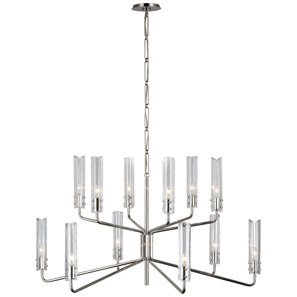 Visual Comfort Signature Canada - LED Chandelier - Casoria - Polished Nickel- Union Lighting Luminaires Decor