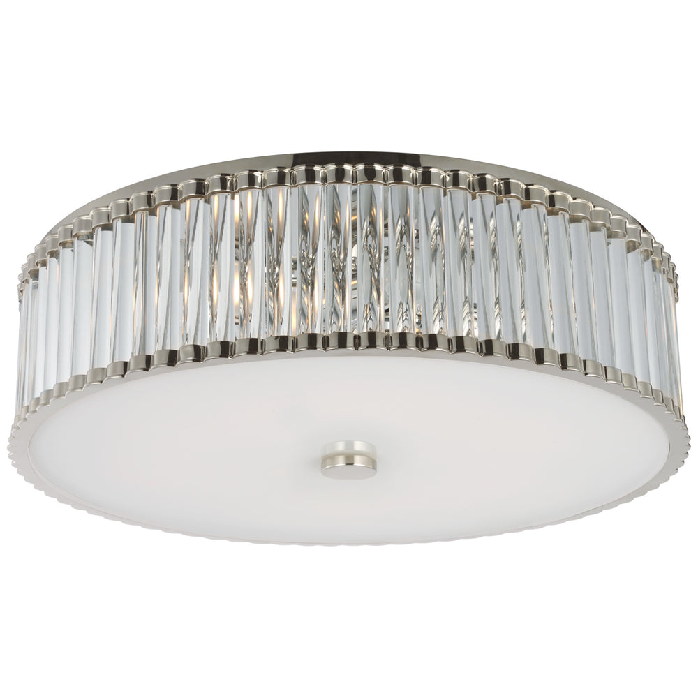 Visual Comfort Signature Canada - LED Flush Mount - Kean - Polished Nickel- Union Lighting Luminaires Decor
