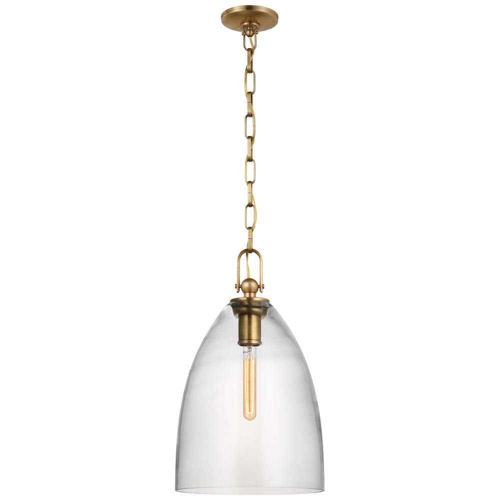 Visual Comfort Signature Canada - LED Pendant - Andros - Antique-Burnished Brass- Union Lighting Luminaires Decor