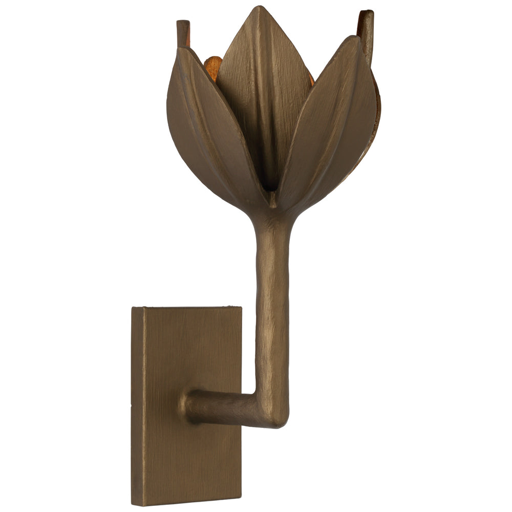 Visual Comfort Signature Canada - LED Wall Sconce - Alberto - Antique Bronze Leaf- Union Lighting Luminaires Decor