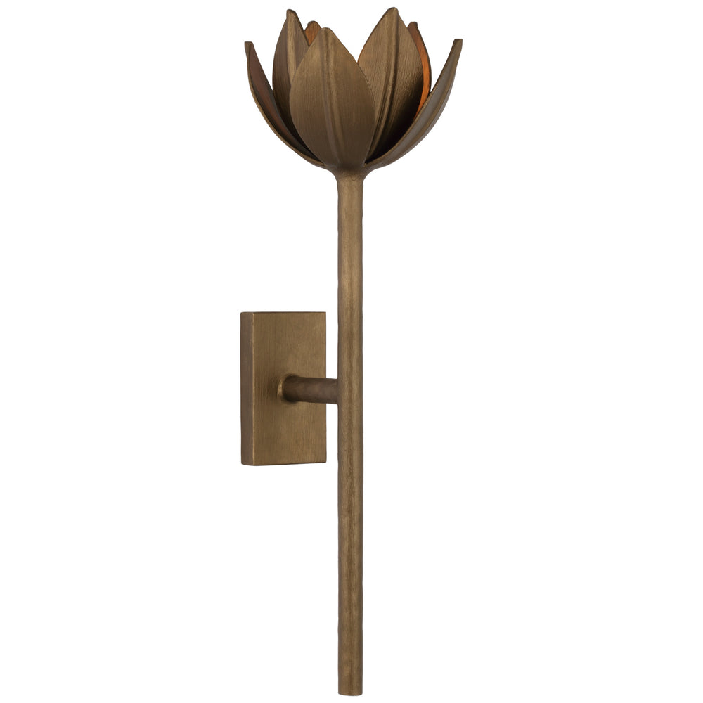 Visual Comfort Signature Canada - One Light Wall Sconce - Alberto - Antique Bronze Leaf- Union Lighting Luminaires Decor