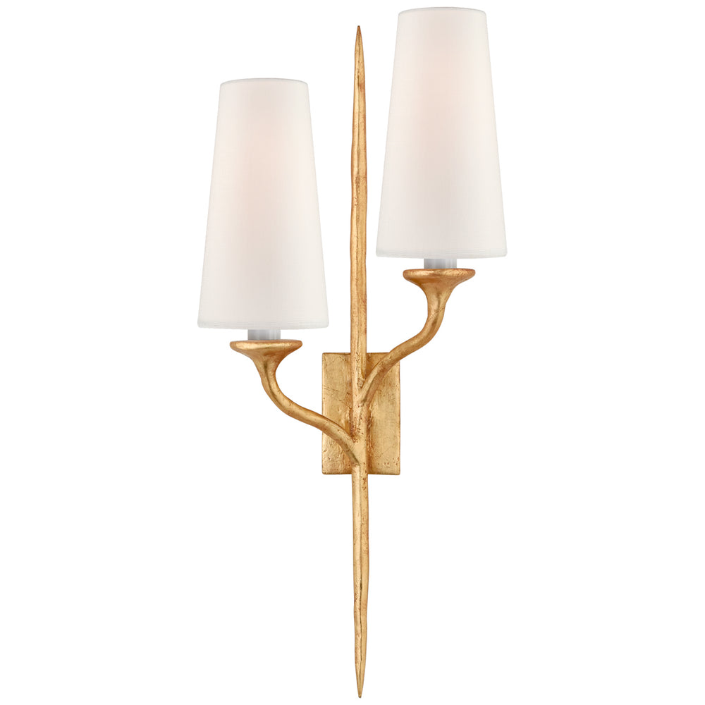 Visual Comfort Signature Canada - Two Light Wall Sconce - Iberia - Antique Gold Leaf- Union Lighting Luminaires Decor