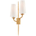 Visual Comfort Signature Canada - Two Light Wall Sconce - Iberia - Antique Gold Leaf- Union Lighting Luminaires Decor