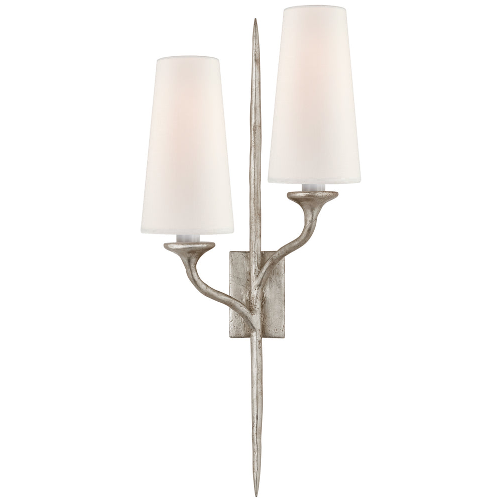 Visual Comfort Signature Canada - Two Light Wall Sconce - Iberia - Burnished Silver Leaf- Union Lighting Luminaires Decor