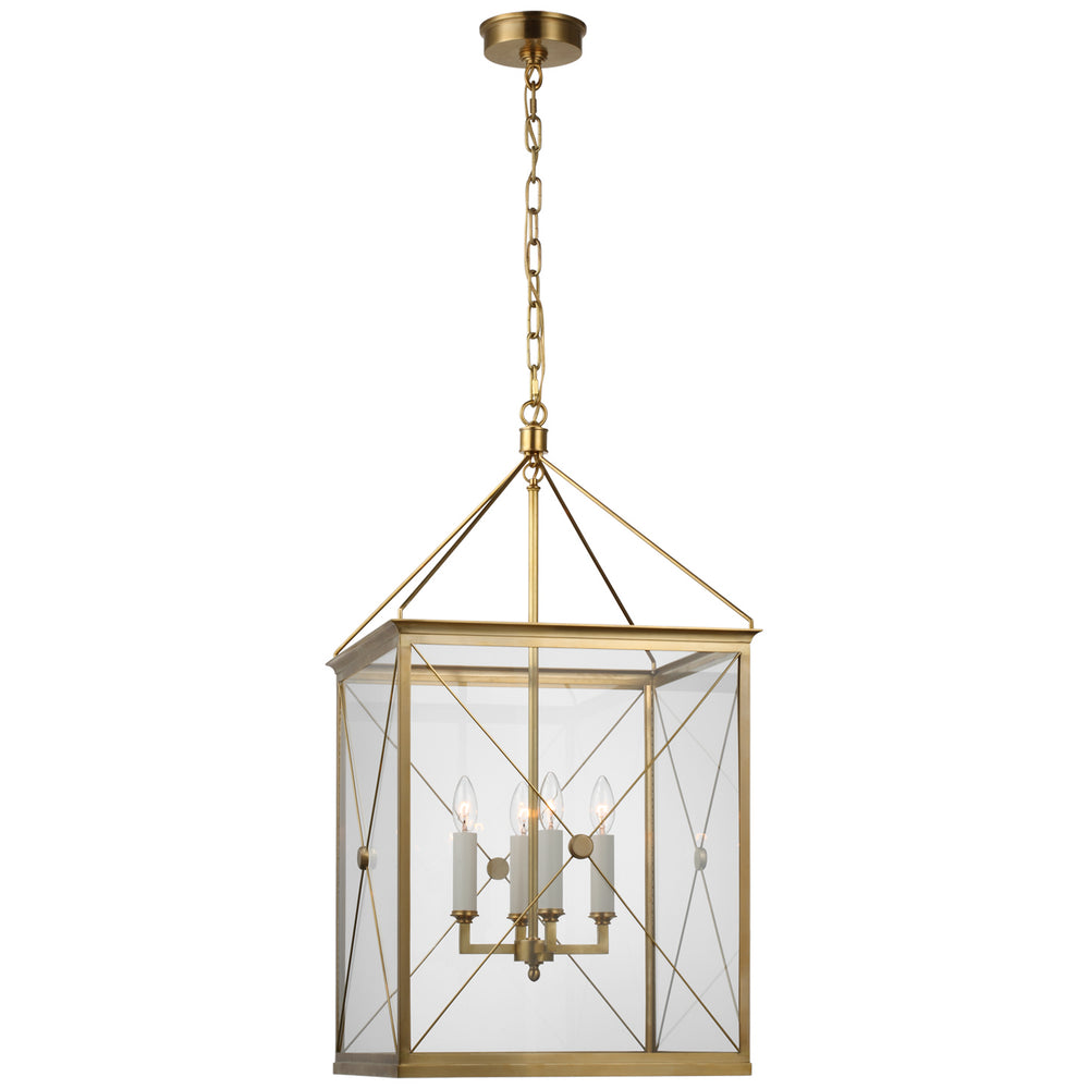Visual Comfort Signature Canada - LED Lantern - Rossi - Antique-Burnished Brass- Union Lighting Luminaires Decor