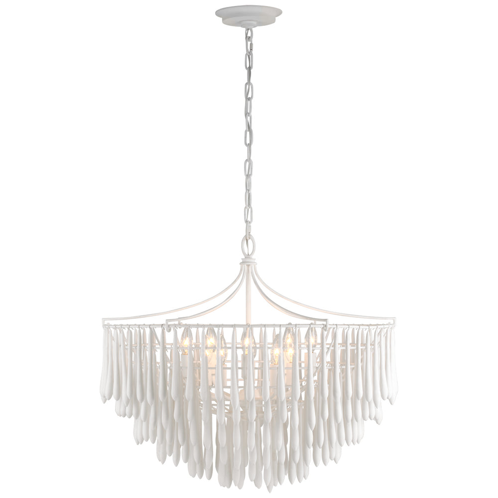 Visual Comfort Signature Canada - LED Chandelier - Vacarro - Plaster White- Union Lighting Luminaires Decor