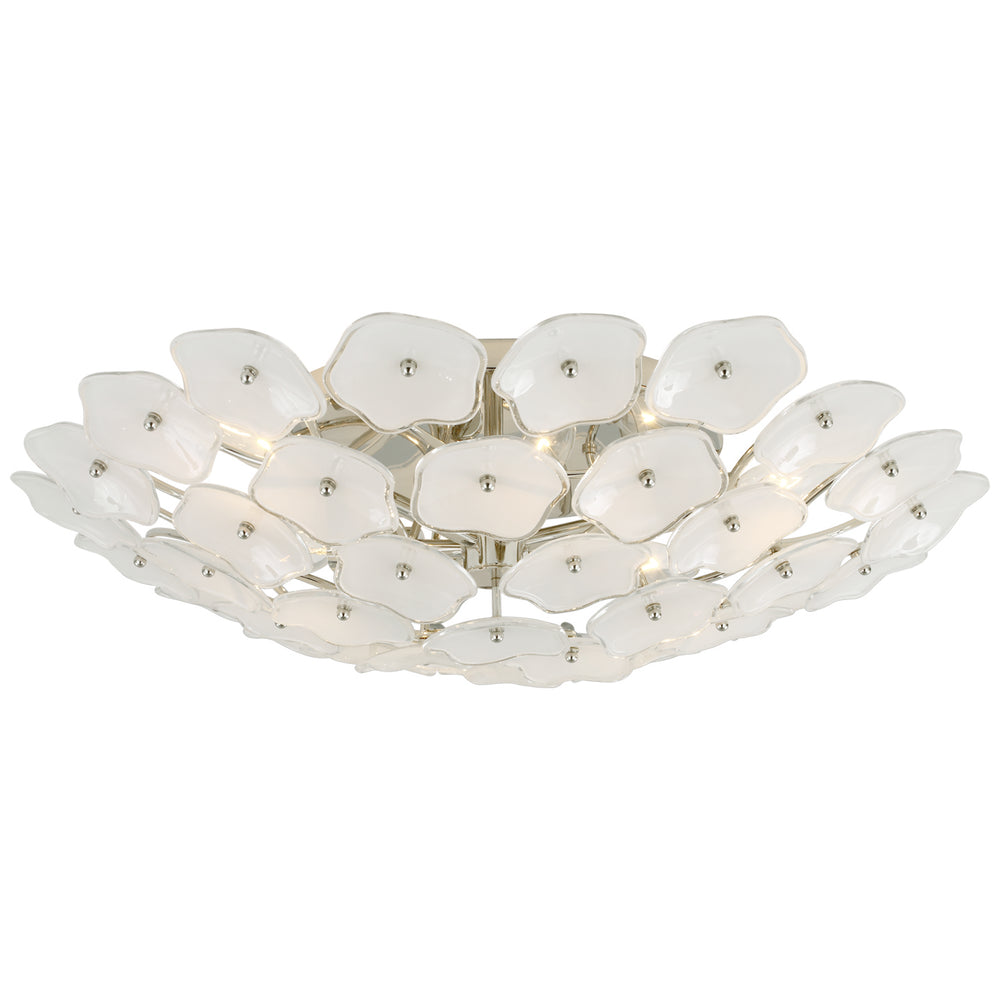 Visual Comfort Signature Canada - LED Flush Mount - Leighton - Polished Nickel- Union Lighting Luminaires Decor