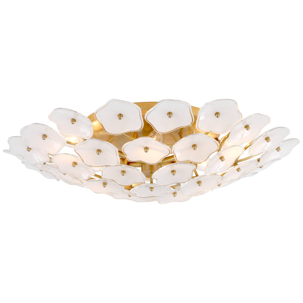 Visual Comfort Signature Canada - LED Flush Mount - Leighton - Soft Brass- Union Lighting Luminaires Decor