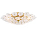 Visual Comfort Signature Canada - LED Flush Mount - Leighton - Soft Brass- Union Lighting Luminaires Decor
