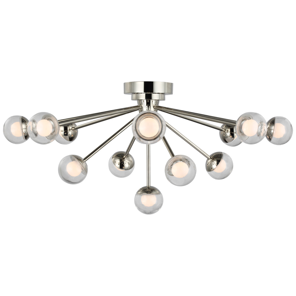 Visual Comfort Signature Canada - LED Flush Mount - Alloway - Polished Nickel- Union Lighting Luminaires Decor