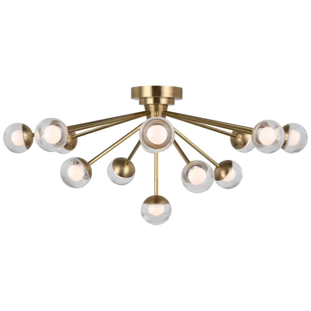 Visual Comfort Signature Canada - LED Flush Mount - Alloway - Soft Brass- Union Lighting Luminaires Decor