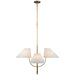 Visual Comfort Signature Canada - LED Chandelier - Kinsley - Soft Brass- Union Lighting Luminaires Decor