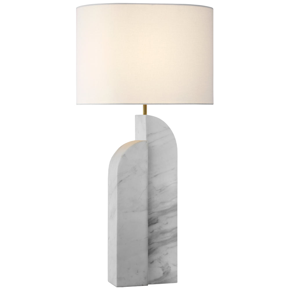 Visual Comfort Signature Canada - LED Table Lamp - Savoye - White Marble- Union Lighting Luminaires Decor