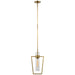 Visual Comfort Signature Canada - LED Pendant - Presidio - Hand-Rubbed Antique Brass- Union Lighting Luminaires Decor