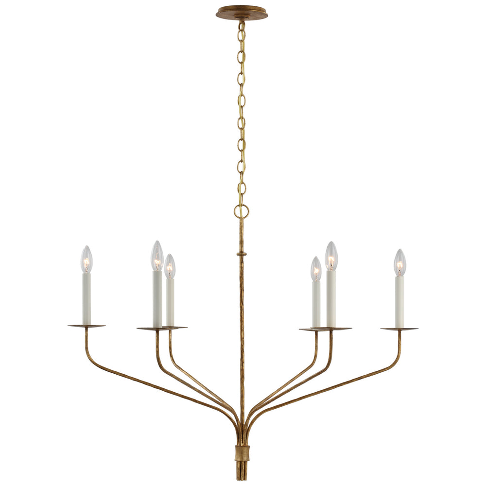 Visual Comfort Signature Canada - LED Chandelier - Belfair - Gilded Iron- Union Lighting Luminaires Decor