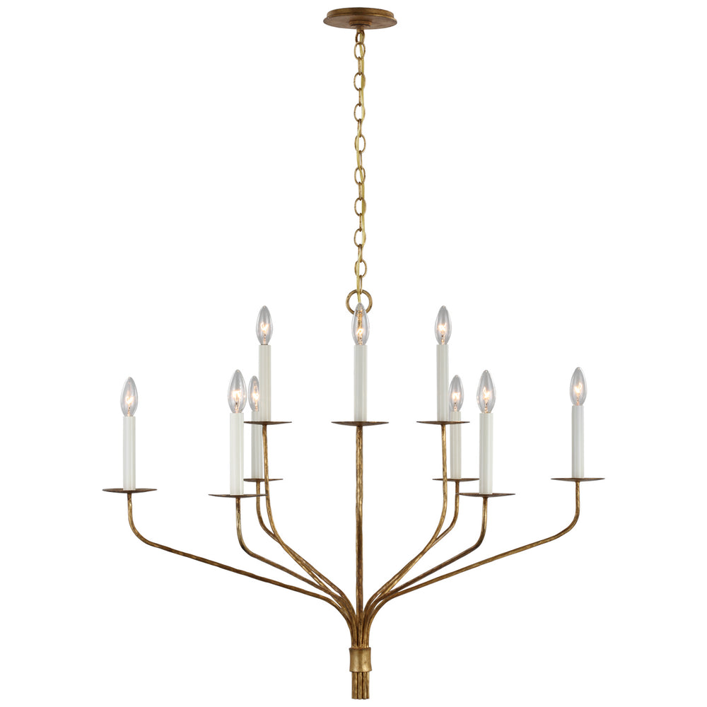 Visual Comfort Signature Canada - LED Chandelier - Belfair - Gilded Iron- Union Lighting Luminaires Decor