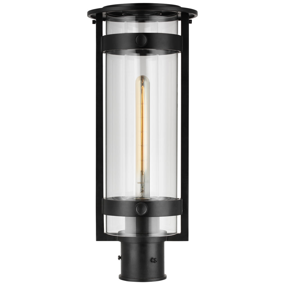 Visual Comfort Signature Canada - LED Post Lantern - Kears - Aged Iron- Union Lighting Luminaires Decor
