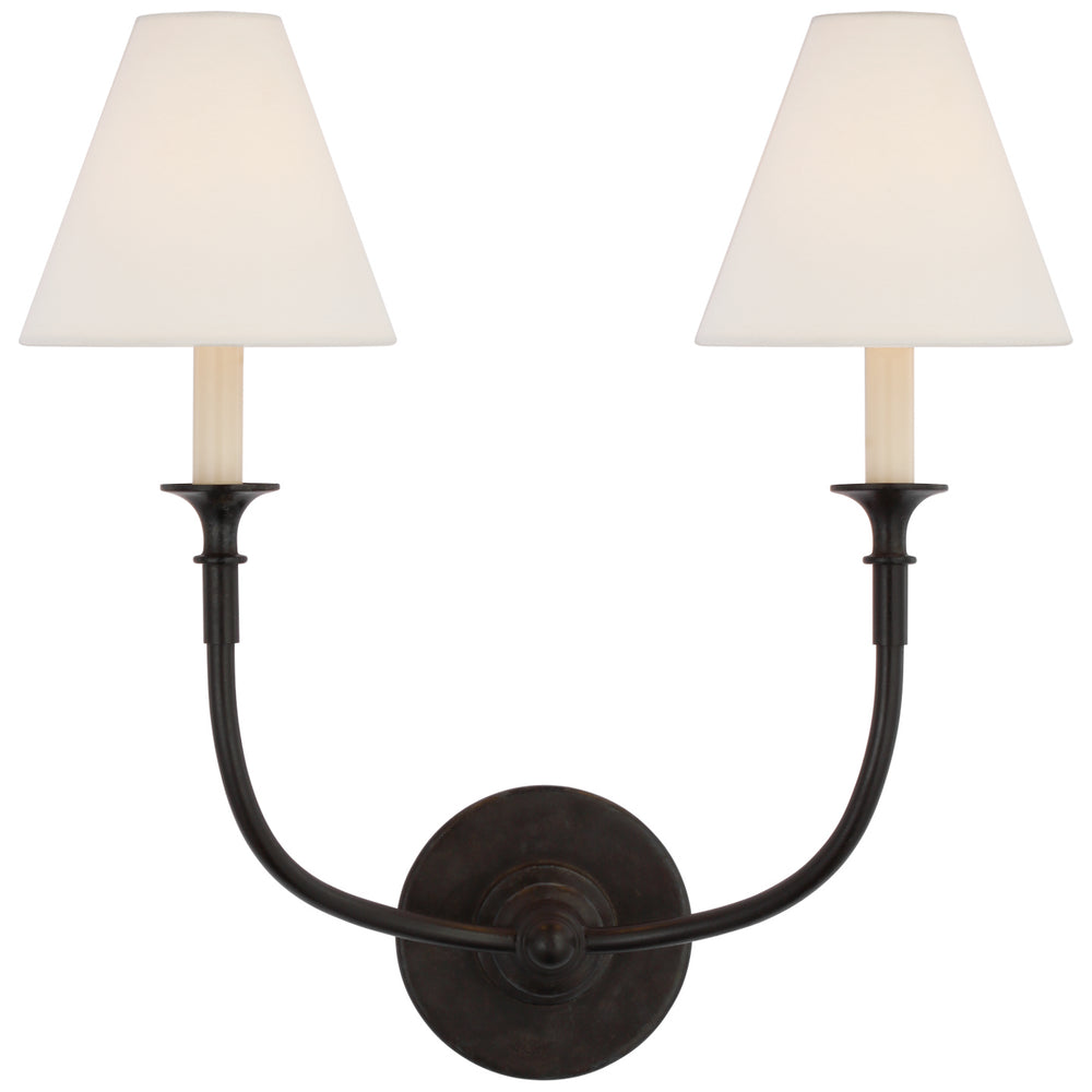 Visual Comfort Signature Canada - LED Wall Sconce - Piaf - Aged Iron- Union Lighting Luminaires Decor