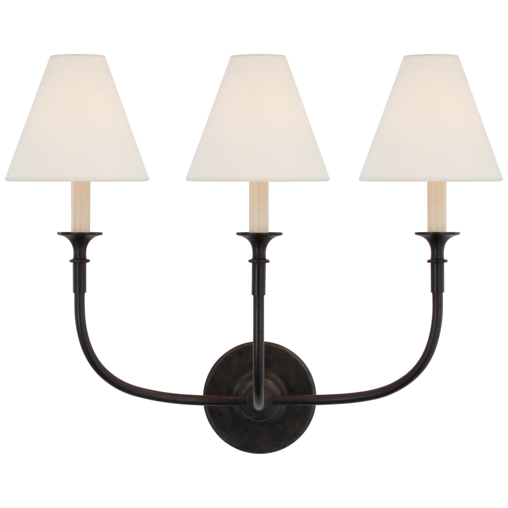 Visual Comfort Signature Canada - LED Wall Sconce - Piaf - Aged Iron- Union Lighting Luminaires Decor