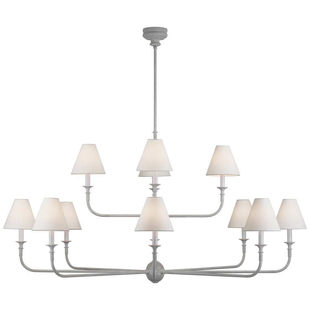 Visual Comfort Signature Canada - LED Chandelier - Piaf - Swedish Gray- Union Lighting Luminaires Decor