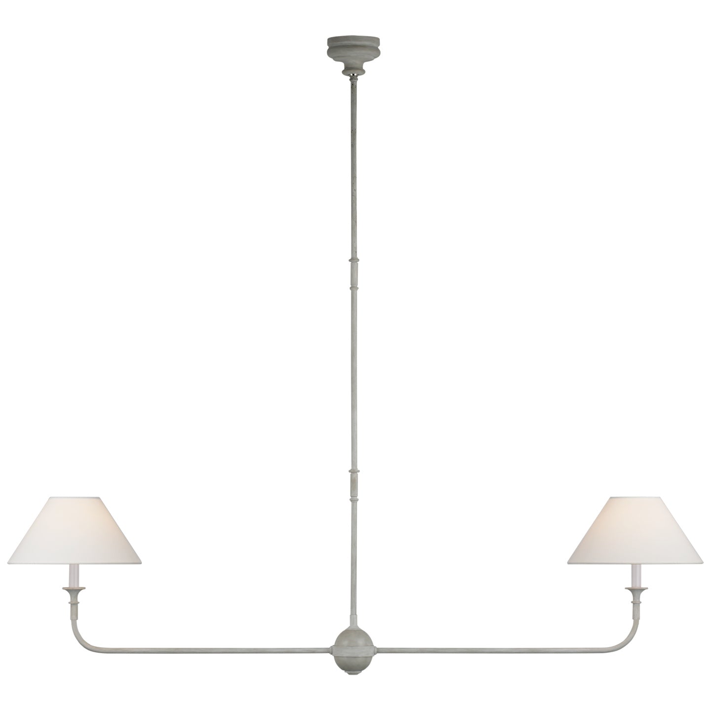 Visual Comfort Signature Canada - LED Linear Pendant - Piaf - Swedish Gray- Union Lighting Luminaires Decor