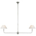Visual Comfort Signature Canada - LED Linear Pendant - Piaf - Swedish Gray- Union Lighting Luminaires Decor