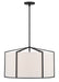 Crystorama - Six Light Pendant - Carlyn - Black- Union Lighting Luminaires Decor