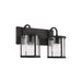 Capital Lighting - Two Light Vanity - Brennen - Black Iron- Union Lighting Luminaires Decor