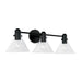 Capital Lighting - Three Light Vanity - Greer - Matte Black- Union Lighting Luminaires Decor