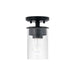 Capital Lighting - One Light Semi Flush Mount - Mason - Matte Black- Union Lighting Luminaires Decor
