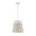 Capital Lighting - One Light Pendant - Tallulah - Chalk Wash- Union Lighting Luminaires Decor