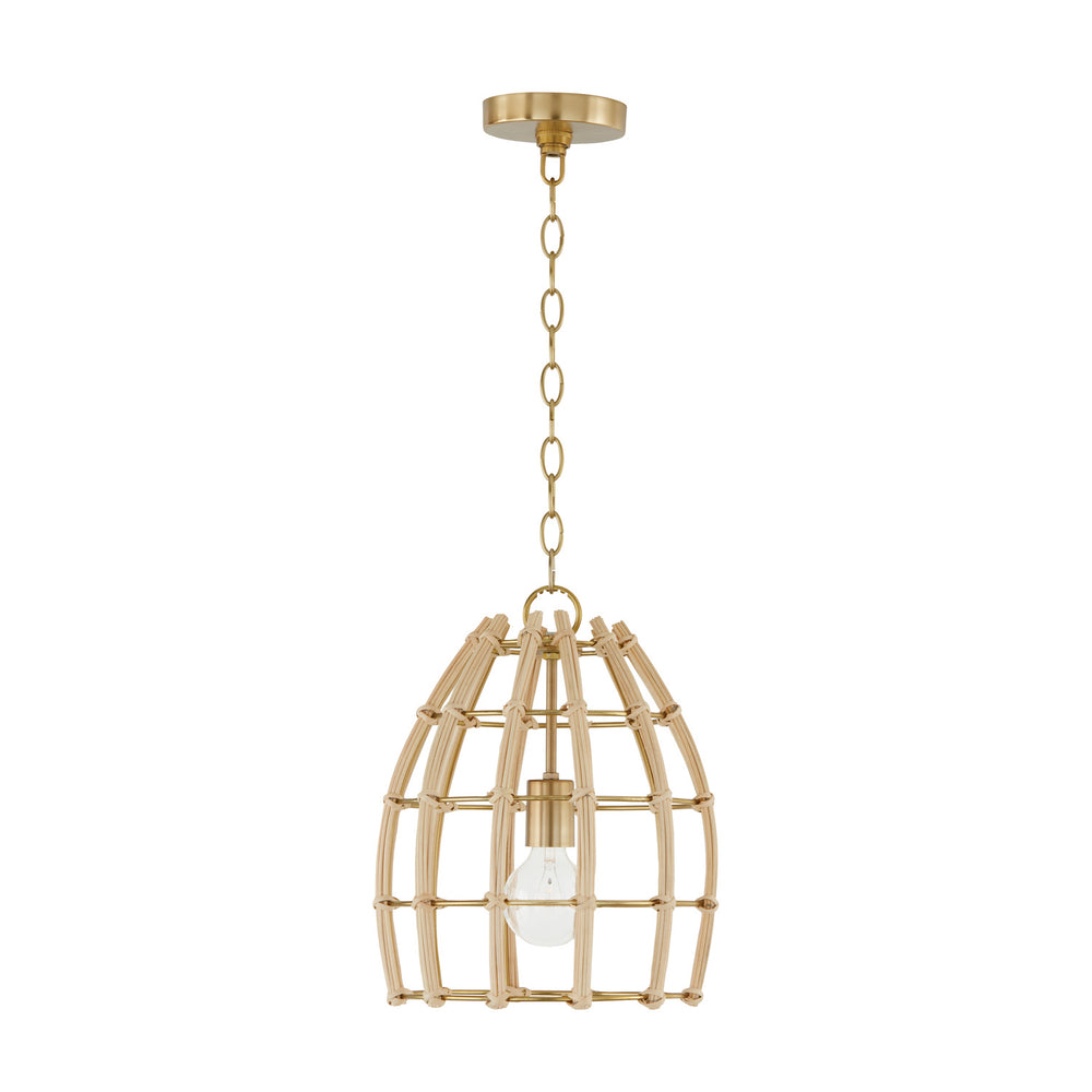 Capital Lighting - One Light Pendant - Wren - Matte Brass- Union Lighting Luminaires Decor