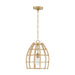 Capital Lighting - One Light Pendant - Wren - Matte Brass- Union Lighting Luminaires Decor