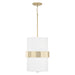 Capital Lighting - Two Light Pendant - Sutton - Soft Gold- Union Lighting Luminaires Decor