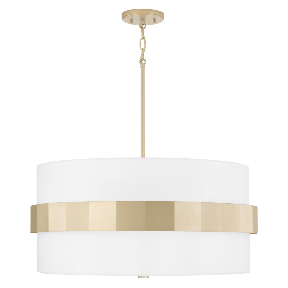 Capital Lighting - Four Light Pendant - Sutton - Soft Gold- Union Lighting Luminaires Decor