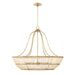 Capital Lighting - Six Light Chandelier - Wren - Matte Brass- Union Lighting Luminaires Decor