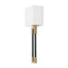 Capital Lighting - One Light Wall Sconce - Bleeker - Aged Brass and Black- Union Lighting Luminaires Decor